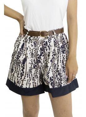 Shorts con cintura fantasia "Eva"